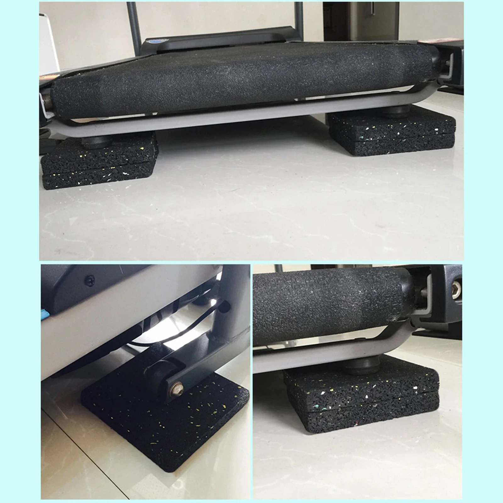 AliExpress Equipment Mat Non Slip Treadmill Mat For Exercise Bike Rowing Machine Carpet Concrete Thick Tile Pads Rowing Machine Fitness