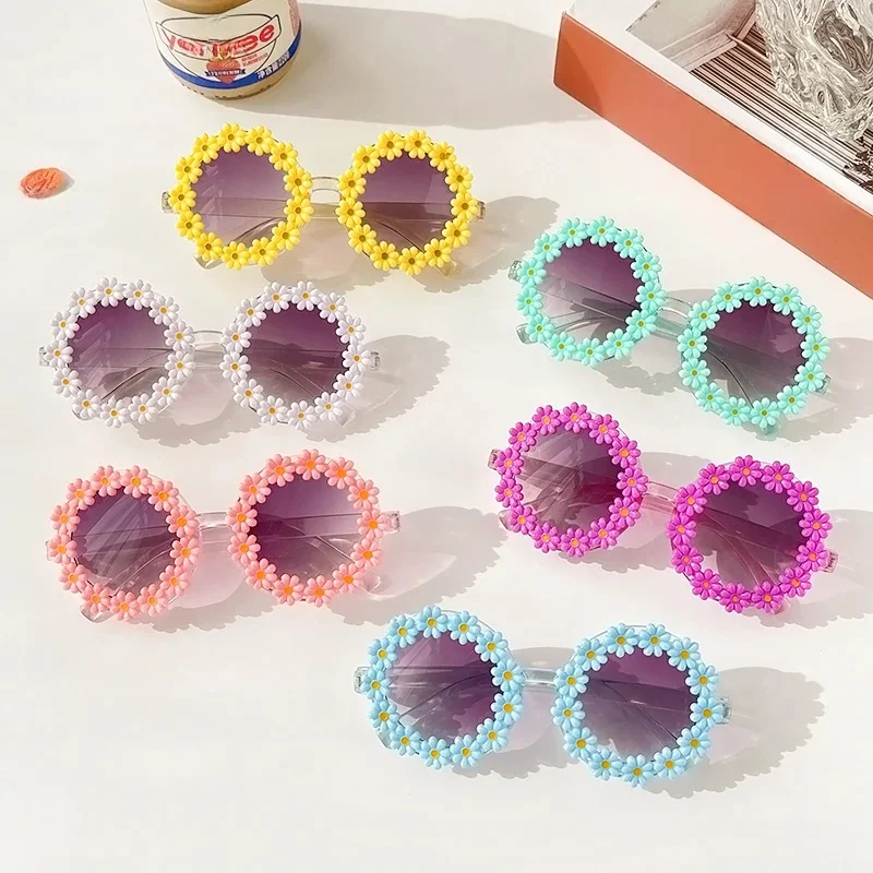 Nowe okulary przeciwsłoneczne dla dzieci Okrągłe okulary przeciwsłoneczne dla dzieci Dziewczynki Chłopcy Dziecko Sportowe okulary przeciwsłoneczne UV400 Okulary przeciwsłoneczne na zewnątrz — zdjęcie 2
