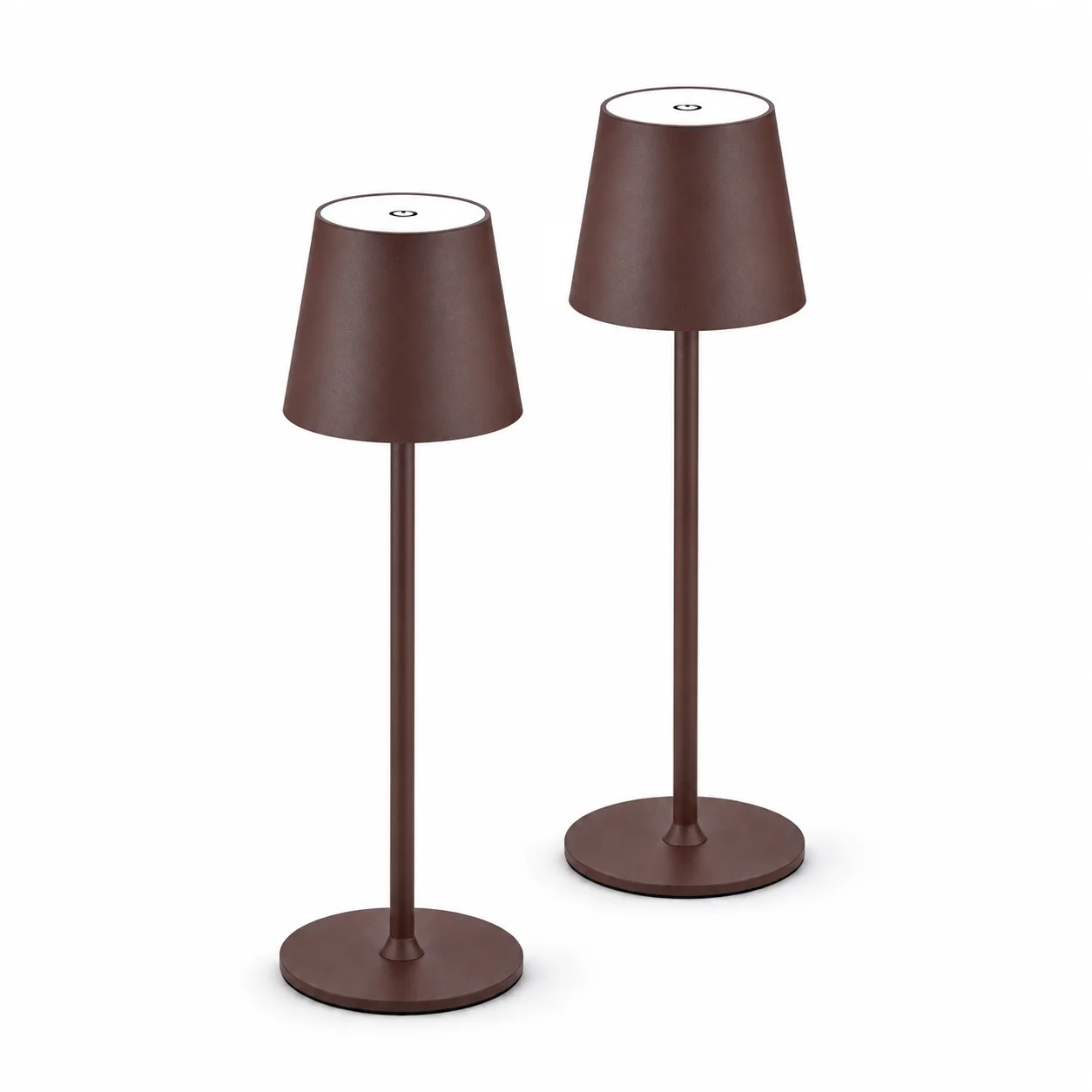 2/4er-Pack kabellose Tischlampen, wiederaufladbare Lampen mit 6000 mAh, 3 Farbtemperaturen, stufenlos dimmbar, IPX7, Lampe für Schlafzimmer/Bars/Outdoor-Partys/Camping