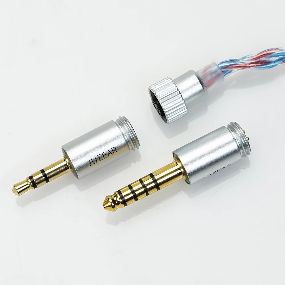 JUZEAR Flare Earphone Upgrade Cable 6N SPOCC+SCCW Hybrid Defiant Original 3.5mm+4.4mm Replaceable Cable image 4