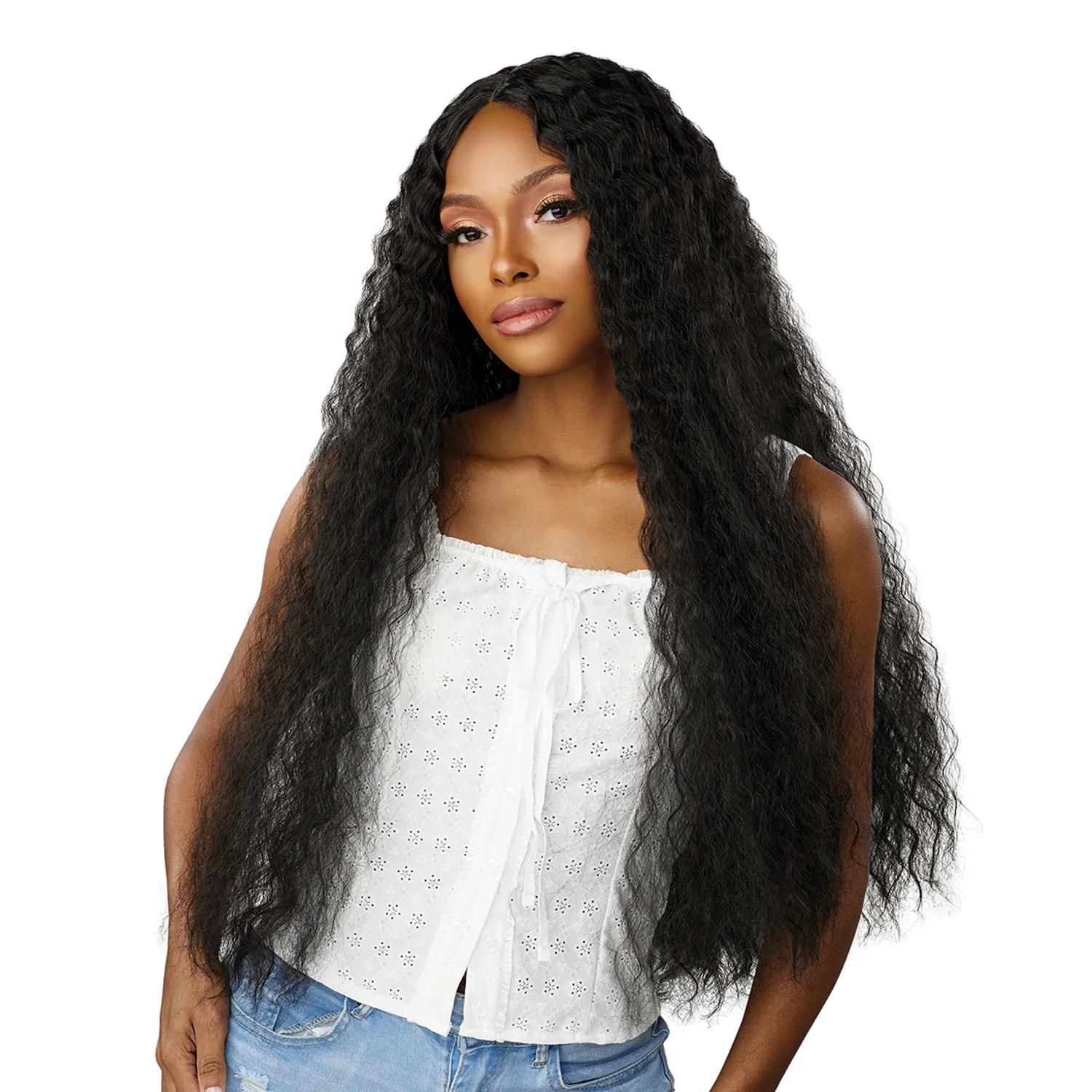 

Sensationnel Dashly HD Синтетический парик на шнуровке спереди 52,