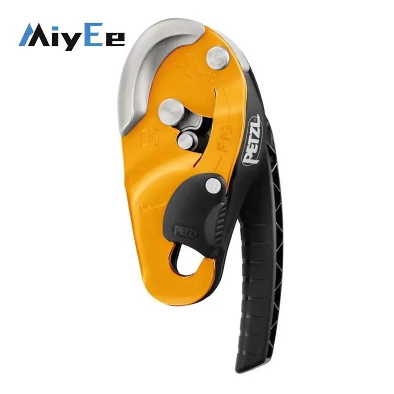 D021 RIG Compact Rope Access Self-braking Descender Lift Retarder Built-in AUTO-LOCK System with Ergonomic Handle for PETZL