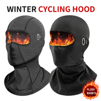 Winter warm headgear plus velvet balaclava neckband cold-proof cycling mask ski face protection windproof mask