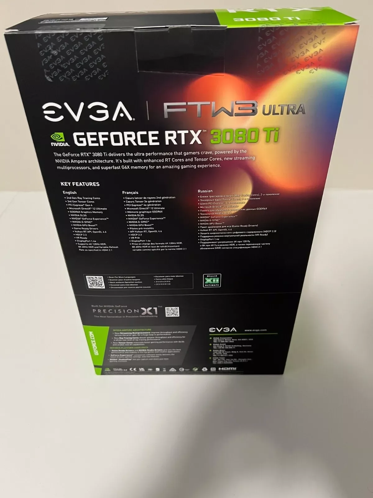 Видеокарта EVGA GeForce RTX 3080 Ti FTW3 ULTRA GAMING 12GB GDDR6X