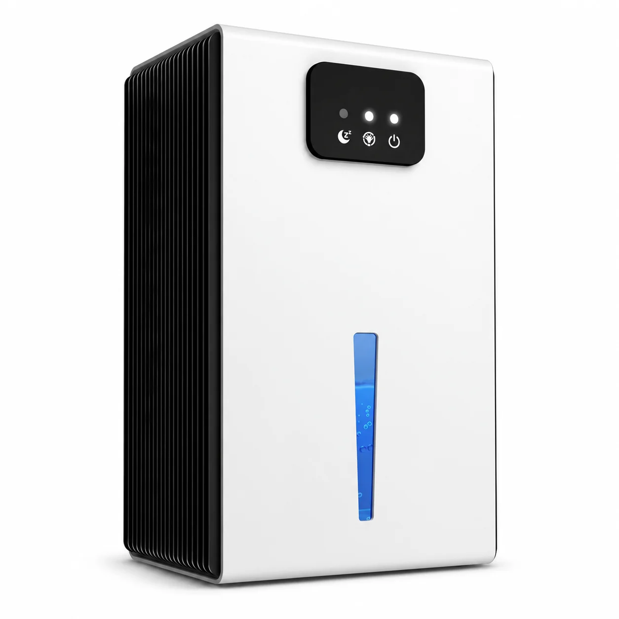 95Fl Oz Dehumidifier for 1000 Sq Ft, Ultra Quiet Portable Dehumidifier with 7 Color LED Ambient Light, Auto Shutoff Moisture Absorber for Home Basement RV Bathroom, Black & White Optional