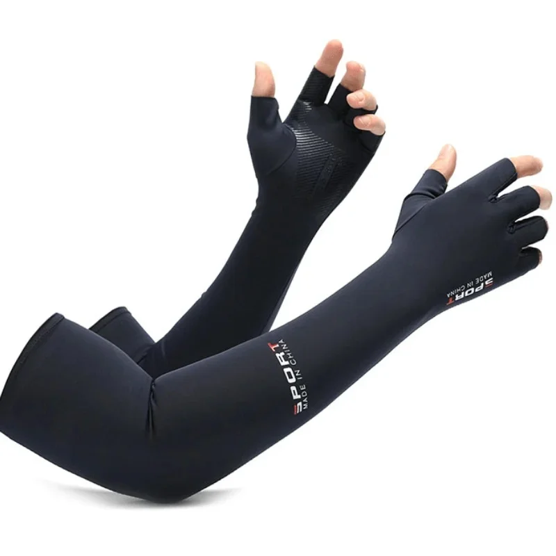 AliExpress Cool Men Women Arm Sleeve Gloves Running Cycling Sleeves Fishing Bike Sport Protective Arm Warmers UV Protection Cover