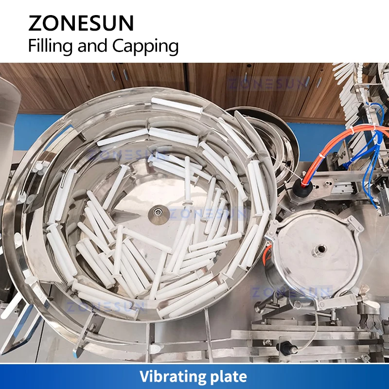 Zonesun ZS-ZFC1 Macchina automatica per il riempimento e il tappo delle siringhe Macchina confezionatrice per siringhe precaricata Produzione di siringhe ad alta velocità