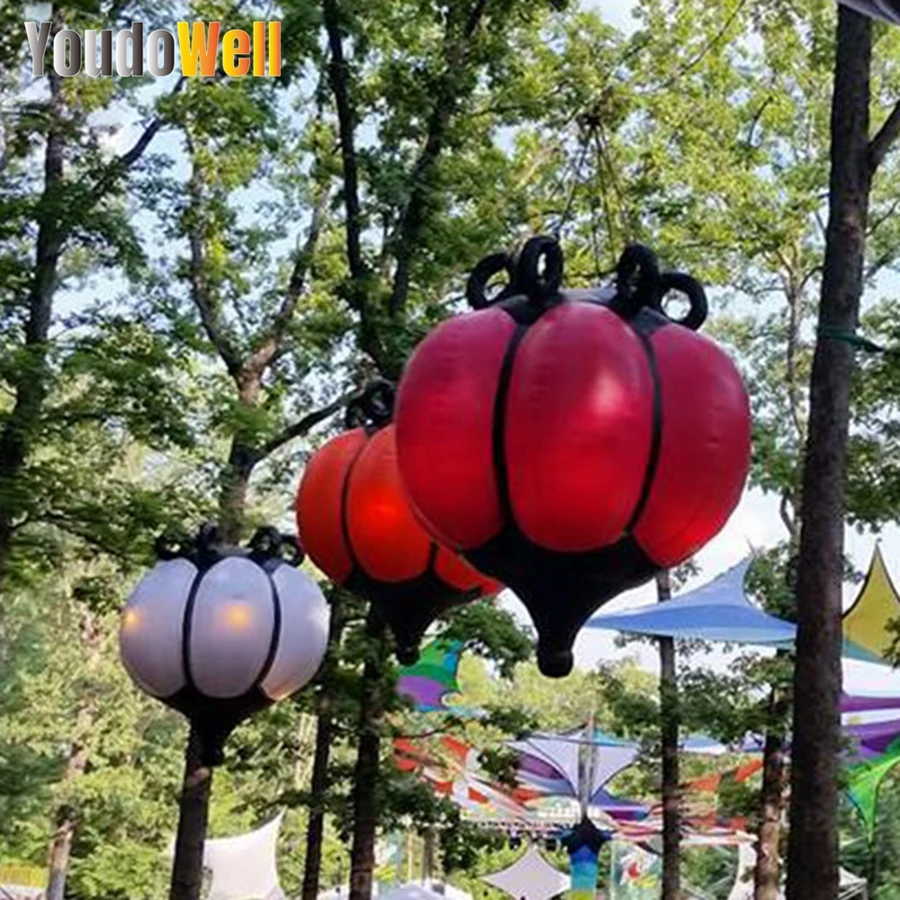 Inflatable Hanging Pumpkin Multi-Color Model With Gorgeous Lights Suitable For Outdoor Street Scor Street Performance Decoration