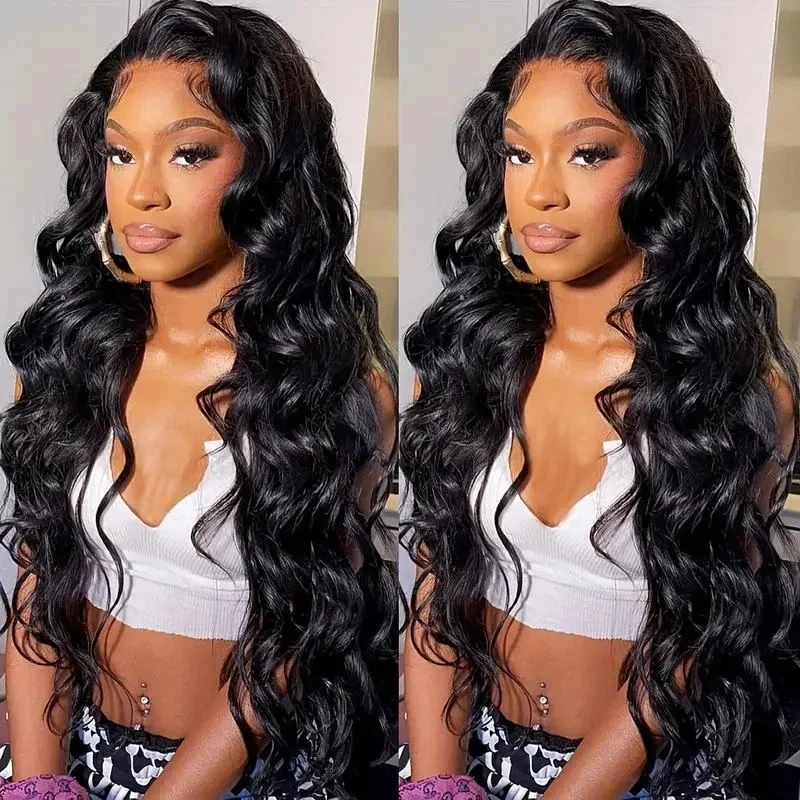 Full 200% Density 13x4 Body Wave Lace Front Wig Human Hair Wigs For Women Choice 13x6 Brazilian Deep Wave Wigs cheap on sale