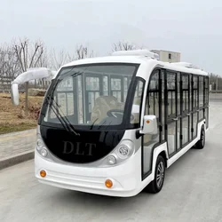 Hot Selling Street Legal Electric Tour Bus High Quality 72V Battery Powered 11 Seater Pure Electric Sightseeing Bus With Doors