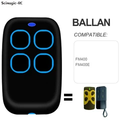 BALLAN 4013 FM400 FM404B FM400E Garage Remote Control 433.92MHz BALLAN Gate Door Opener Key Copy