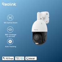 Reolink 4K 8MP PoE Security Camera 16X 3D Optical Zoom Pan & Tilt Auto Tracking Smart Detection 8MP Onvif Outdoor IP Camera