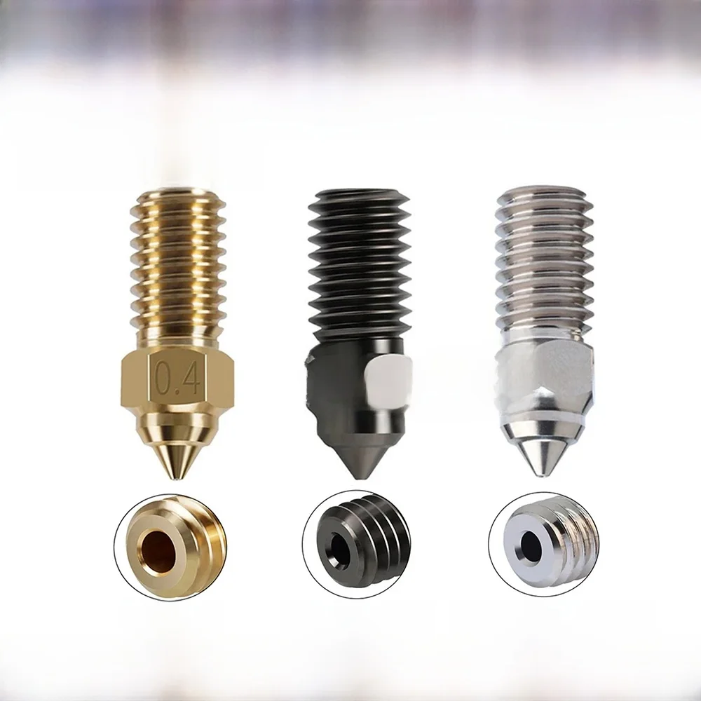 Dysze do Elegoo Neptune Pro 4, Dysze do ELEGOO Neptune 4, Dysze ze stali nierdzewnej hartowanej, Dysze mosiężne do szybkiego druku, 0.2 0.4 0.6 0.8mm — zdjęcie produktu 7