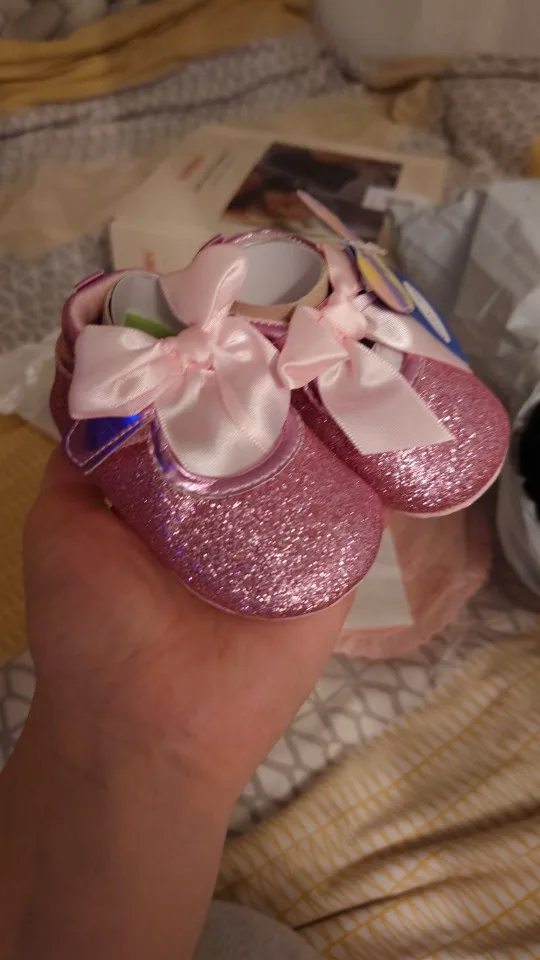 0-18M Lovely Pink Spring Autumn Style Lovely Bow Solid Color Princess Shoes 0-18 Months Baby Casual Shoes Newborn Toddlers photo review