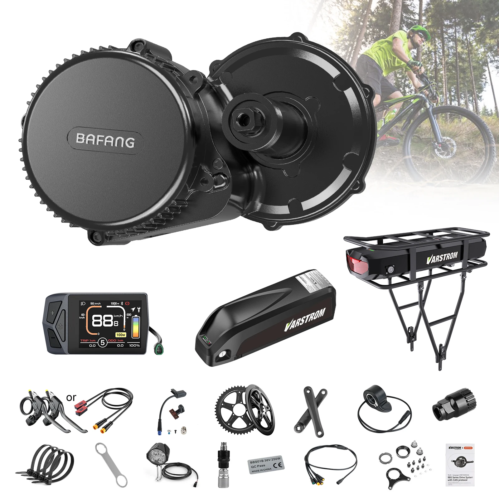 Motore centrale Bafang 36V 250W BBS01B