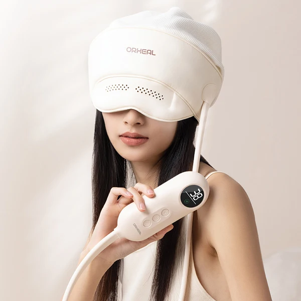 ORHEAL Head scalp massage wireless pneumatic eye thermal steamer massage machine