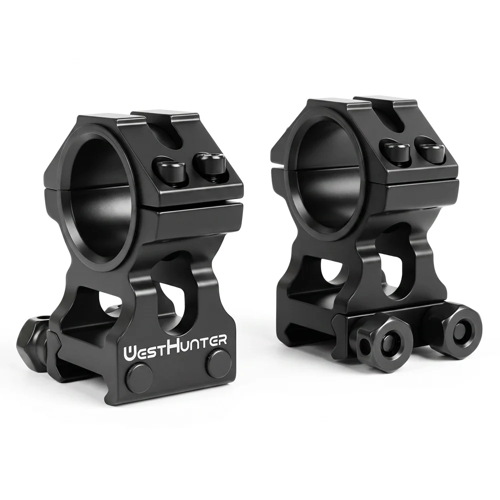 WESTHUNTER Universal Tactical Rifle Scope Mounts 25.4MM/30MM Dual Rings Full CNC Process Picatinny 20mm Optical Sights Mounts
