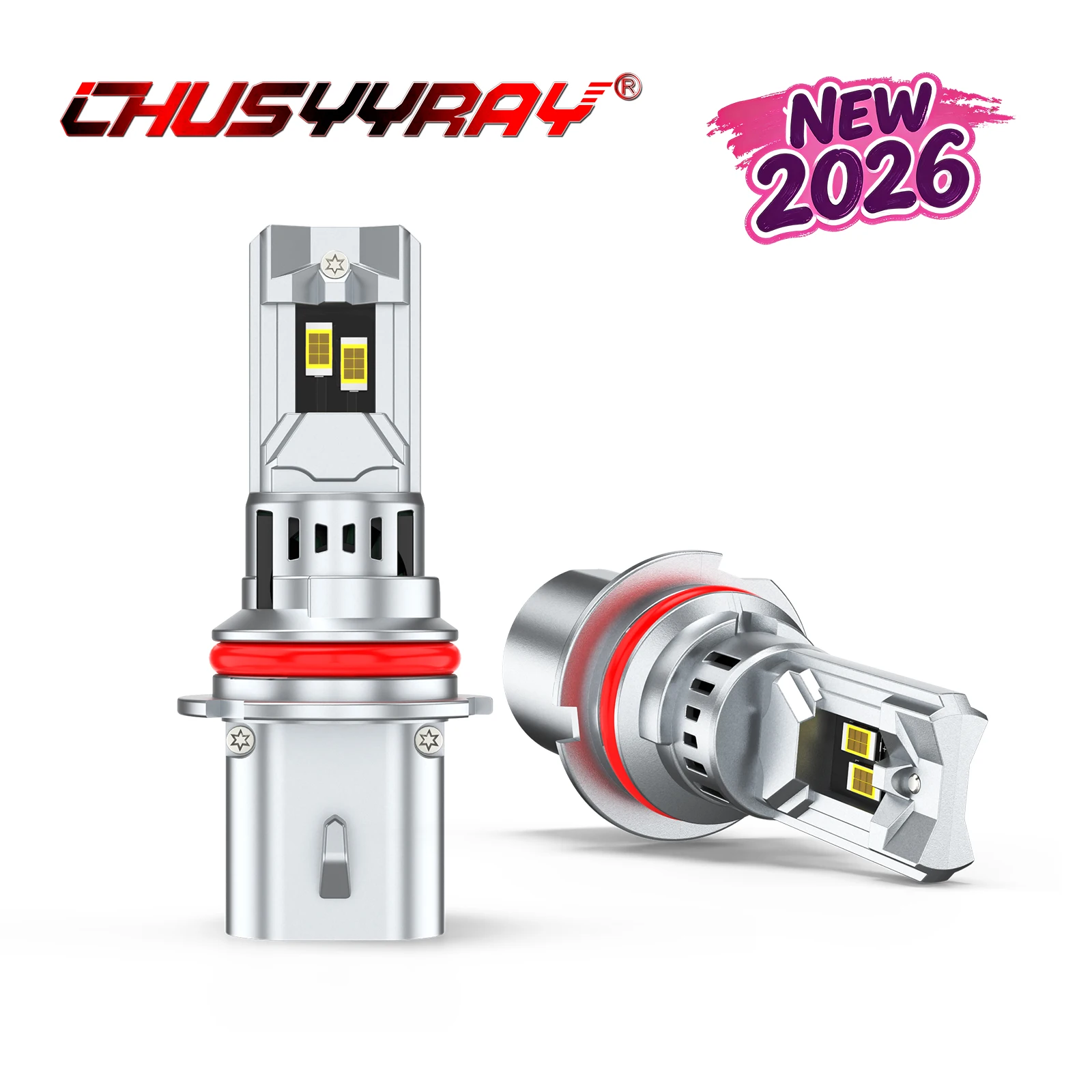 Pair HB5 9007 LED Headlight Conversion Kit Bulbs High Low Beam White 6000K Lamps 40W 10000LM