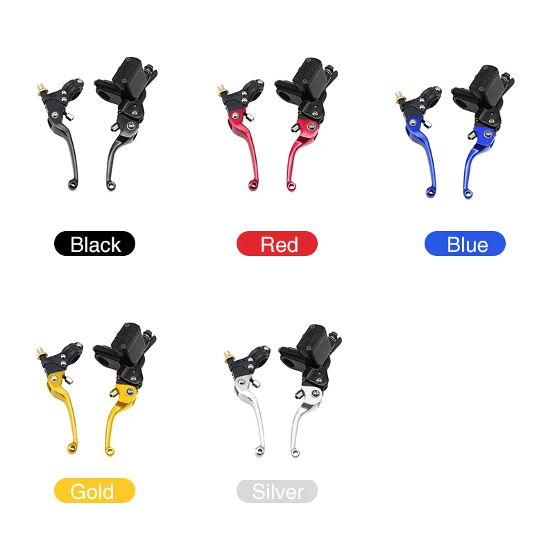 ZSDTRP 1Pair 100/130mm Motorcycle CNC Hydraulic Master Cylinder Clutch Brake Pump Levers For CRF KLX YZF RMZ Dirt Bike