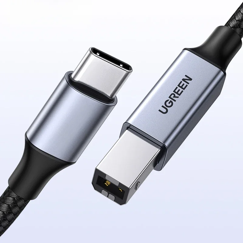 Ugreen USB C na USB typ B 2.0 kabel do nowego macbooka Pro HP Canon Brother Epson Dell Samsung drukarka typu C skaner do drukarki — zdjęcie produktu 7