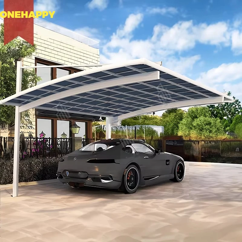 Aluminum Carport Cantilever Garage System Custom Carport Metal Aluminum CarportCanopyfor Polycarbonate Parking