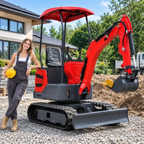 1 Ton 2 Ton 3 Ton Mini Crawler Excavator EPA Engine Compact Digger Machine for Building Construction