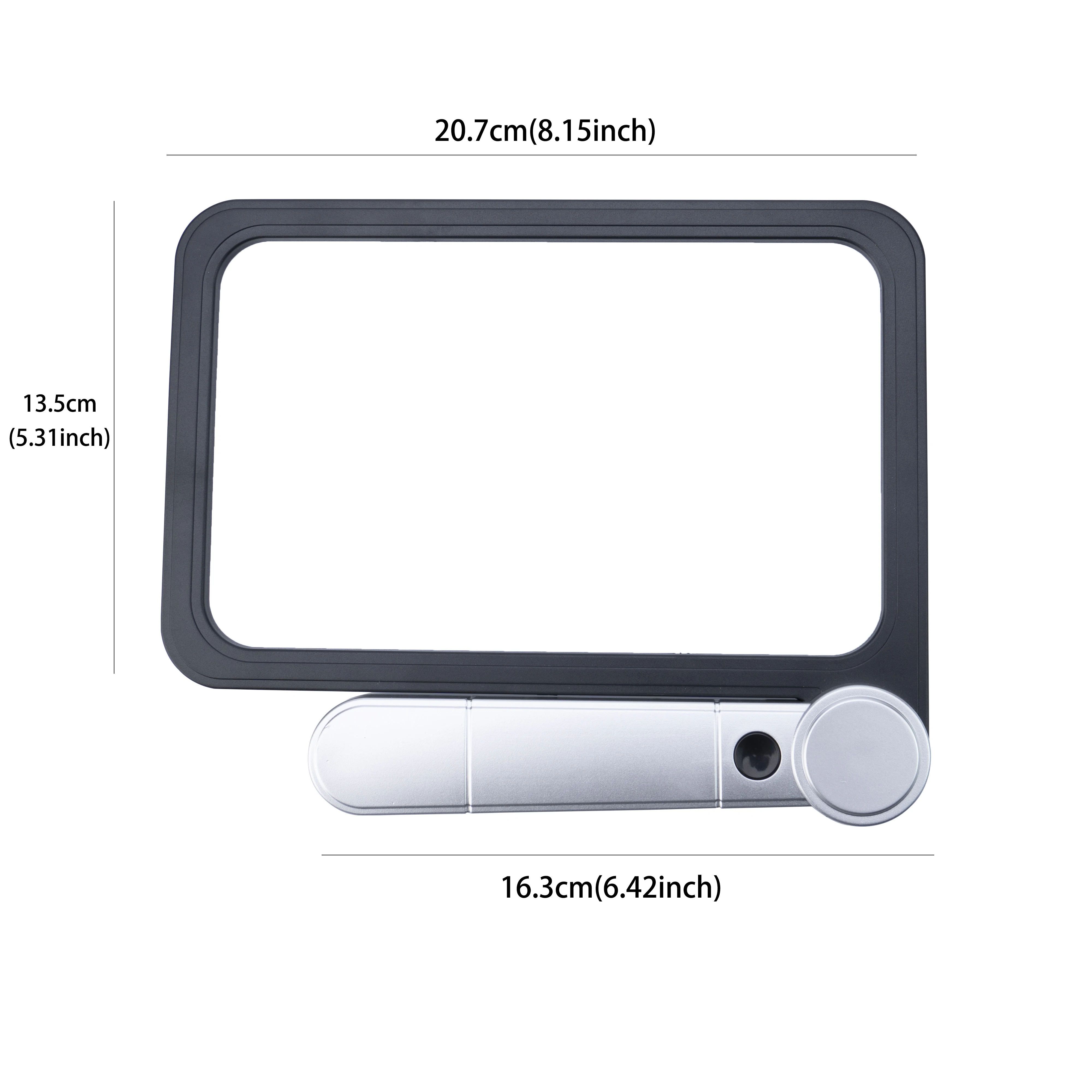 5X Magnifying Glass for Reading, Large Folding Lighted Magnifier with 72 LED Lights (3Modes), Gifts for Seniors Reading Books