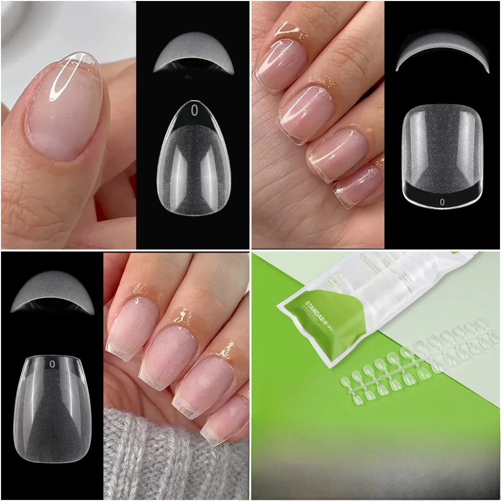 Embouts d'ongles en gel doux sculptés super courts, couverture complète, presse sur les ongles, pré-forme, petit lit d'ongle, salon de bricolage à la maison, XXS, 120 pièces