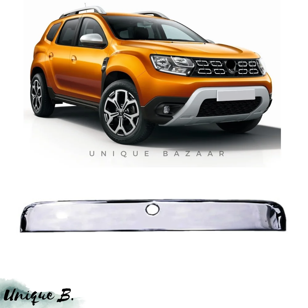 For Dacia Duster Chrome Luggage Lid 2010-2018 Stainless Steel Design Exterior Car Accessories Parts Styling Moulding