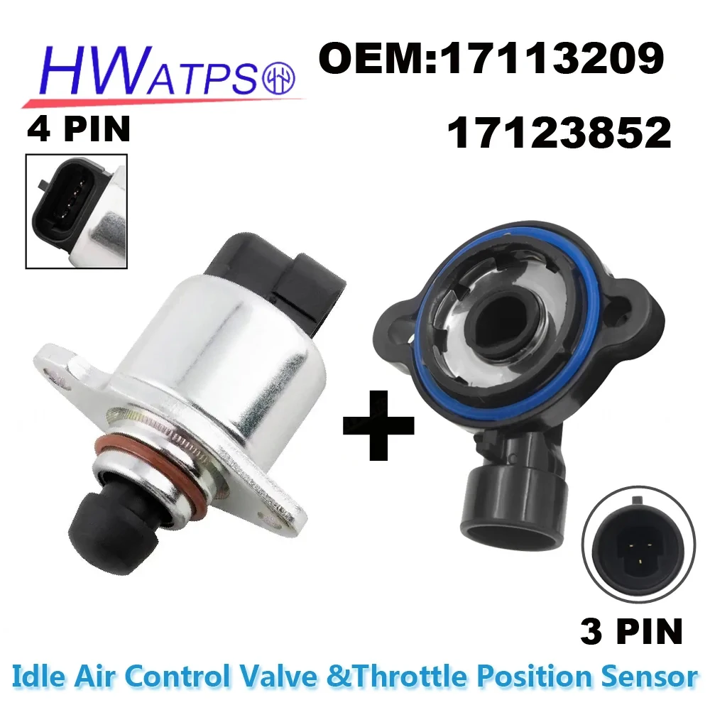 

Клапан управления холостым воздухом и Датчик положения дроссельной заслонки 17113209 17123852 для Buick Century LaCrosse Cadillac DTS Chevrolet Astro P30