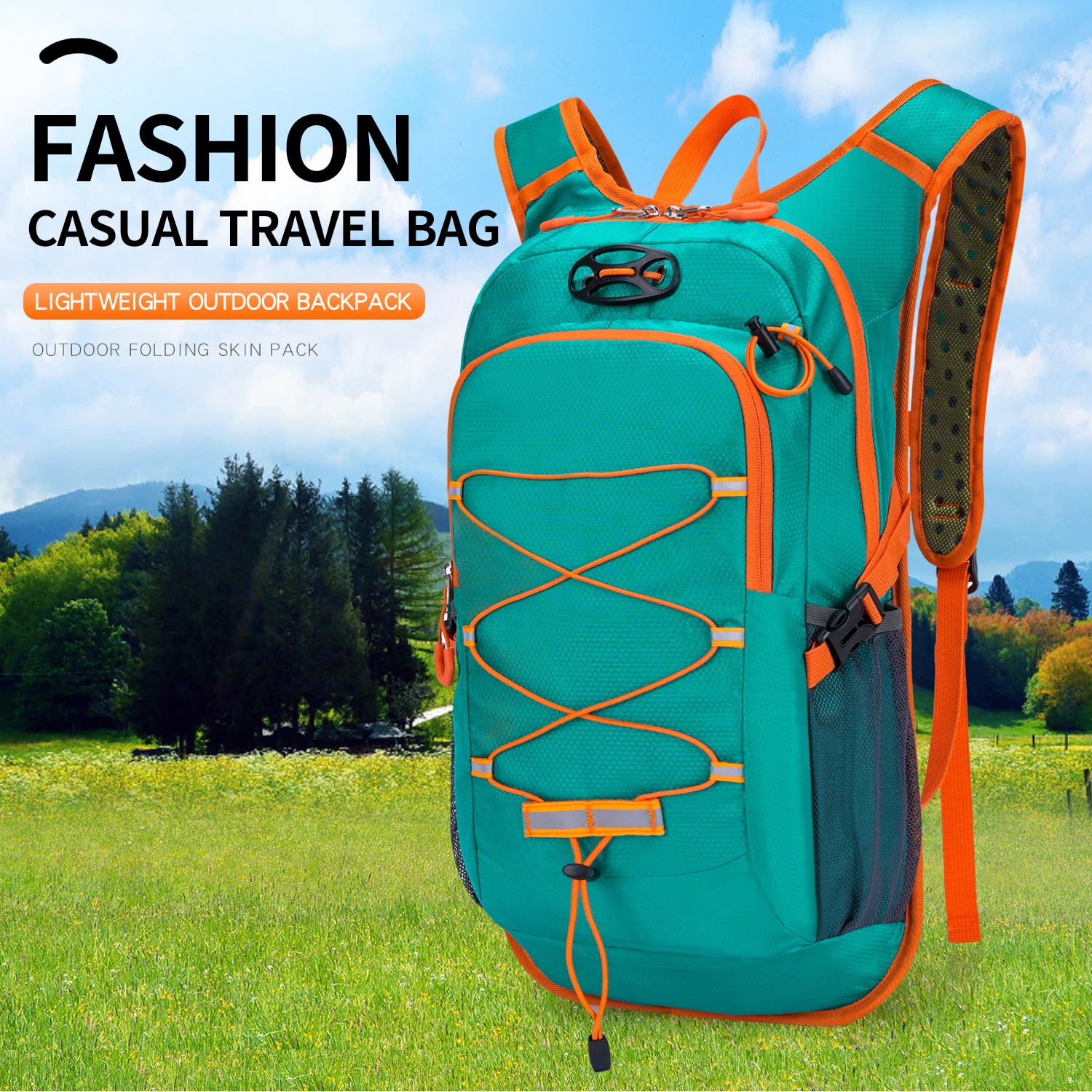10L Hydration Backpack MTB Road Bike Cycling Water Bag Ultralight Outdoor Sports Pack with Water Bladder