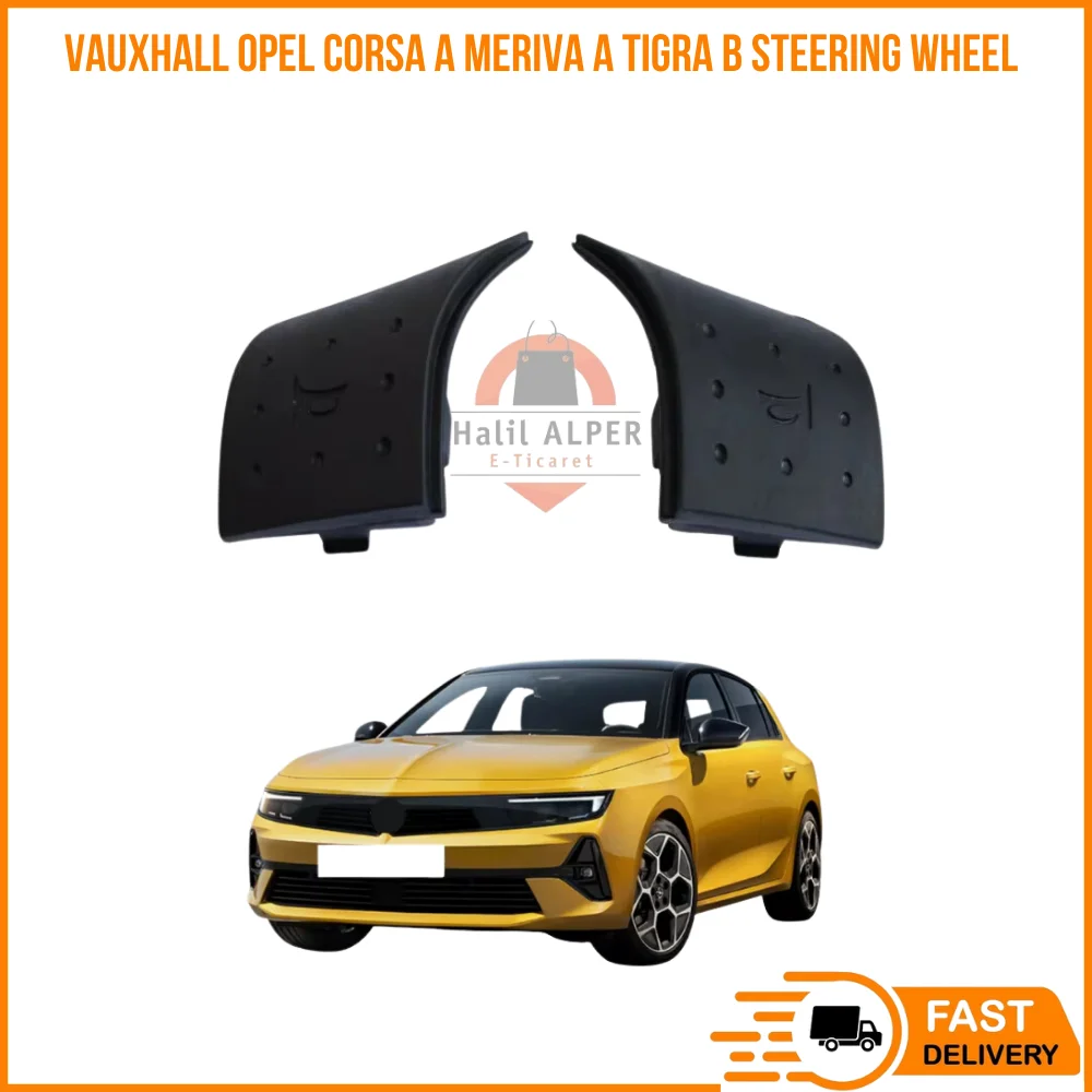 For Vauxhall Opel Corsa A Meriva A Tigra B Steering Wheel Horn Button Covers Set of 2PCs High Quality Fast Shipping