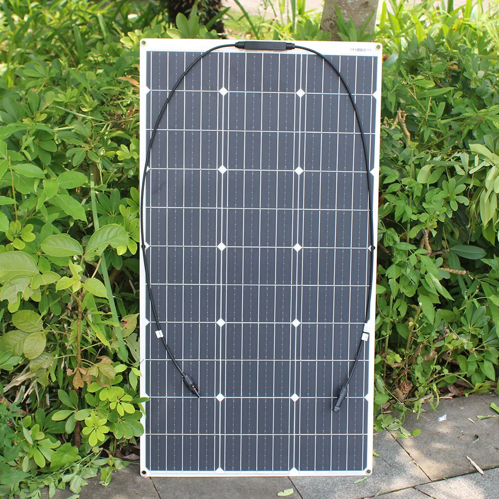 Durable Flexible Solar Panel 12V Monocrystalline Solar Cell Module for Home Use Outdoor Charging Portable Energy Solution