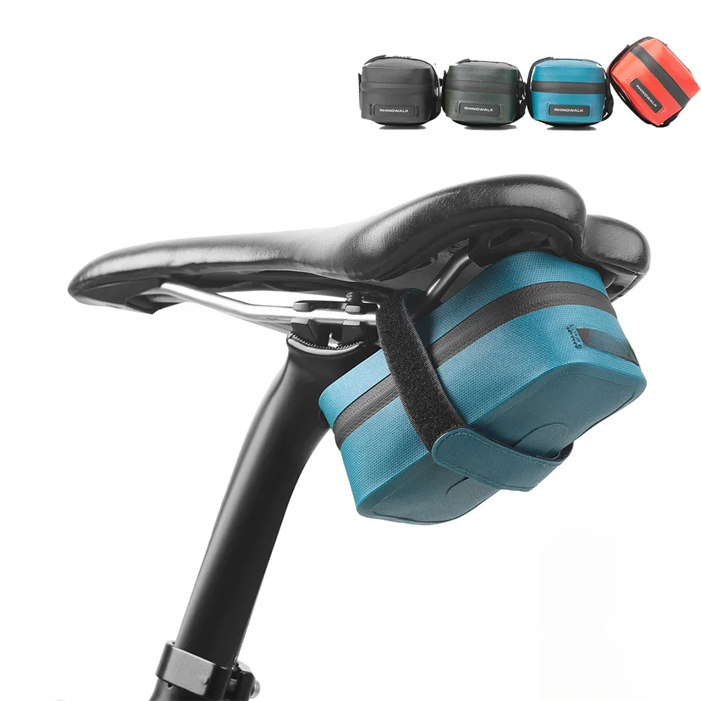 AliExpress Rhinowalk Bike Saddle Tail Bag Mini Bicycle Seatpost Bag Pannier Waterproof 0.4L Shockproof MTB