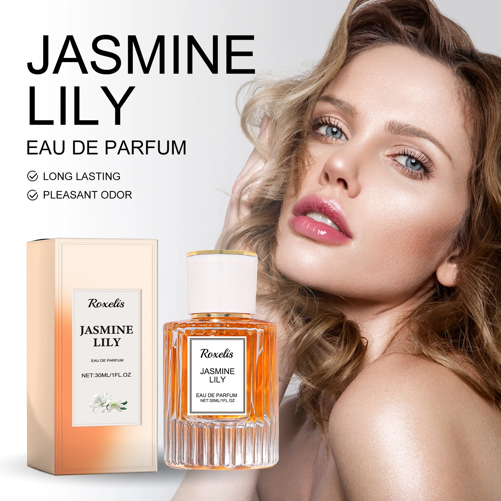 Roxelis Lily Women s Pheromone perfume Wrist Ear Neck Natural Lasting Fragrance Exquisite Elegant Feminine Charm Elegant Refresh