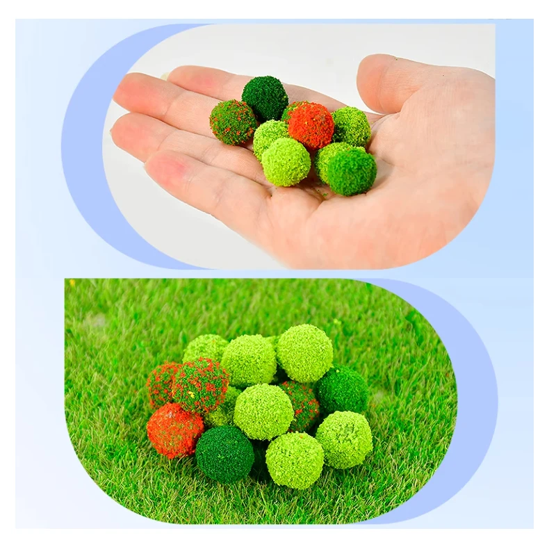 

10pcs/set Diy Modeling Artificial Miniature Shrubs&flowers Model Making Materials Micro Landscape Garden Decoration for Diorama