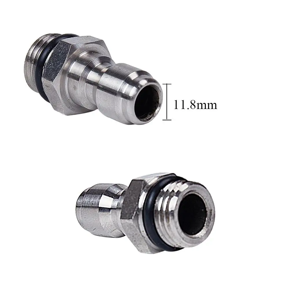 High Pressure Washer Connector 1/4 Inch Quick Connect & Disconnect Socket With M14 G/14 Thread Male & Female Adaptor