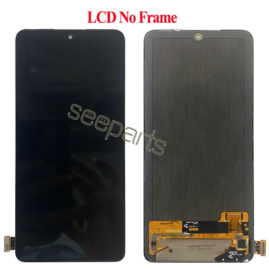 AMOLED 6.67\'\' For Xiaomi Redmi Note 11 Pro Plus 5G LCD Display Touch Screen Digitizer Assembly 21091116UG 21091116UC