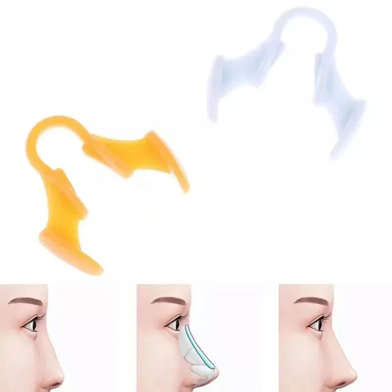 Dilatador Nasal antironquidos de silicona, 2 uds., mejora el sueño, Clip de silicona para la nariz, ayuda para dormir, dispositivo de prevención, dispositivos antironquidos