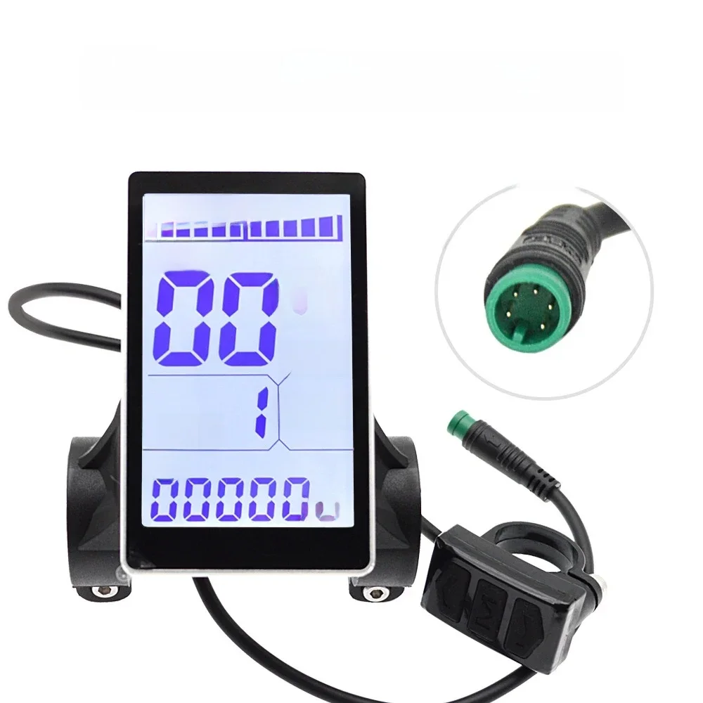 AliExpress NONE 24-60V OUXI V8 Smart M5 V1.0 /V2.0/ V3.0/ V4.0 Version Waterproof Head General Screen LCD  Speed Meter Mountain Ebike Scooter