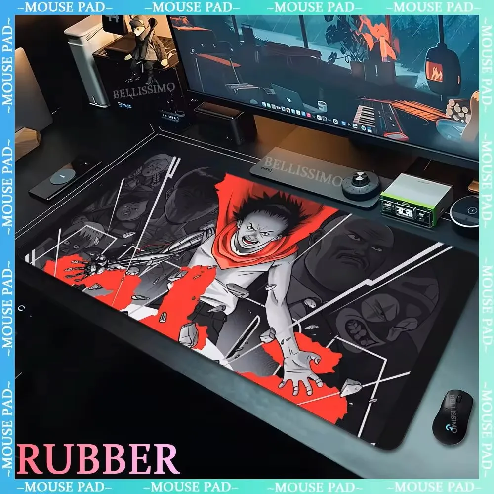 Anime caho big mouse pads A-AKIRA game accessories desk mats XXL computer office computer pad PC computer lock edge keyboard pad