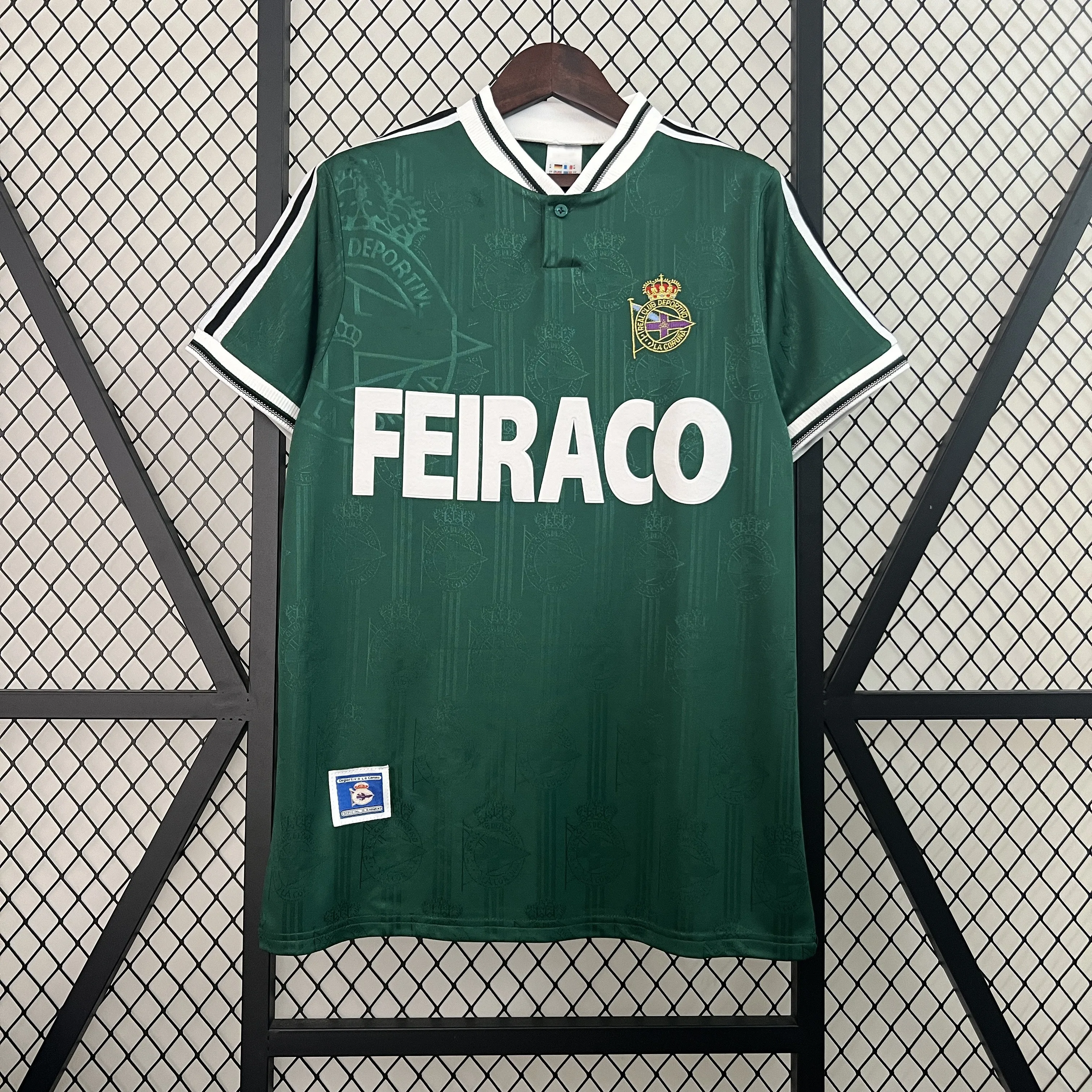 

Retro Deportivo La Coruna Away Green Shirt 1999/2000 Soccer Jersey