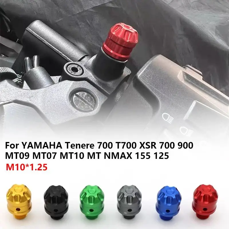 Für yamaha tenere 1,25 t700 xsr mt09 mt07 mt10 mt nmax m10 * Aluminium Rückspiegel Lochs ch raube Schraube Abdeckung