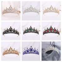 Gorgeous Crown Accessories For Queen Themed Dresses Weddings Birthdays Party Headbands Exquisite Headdress for a Royal LooK