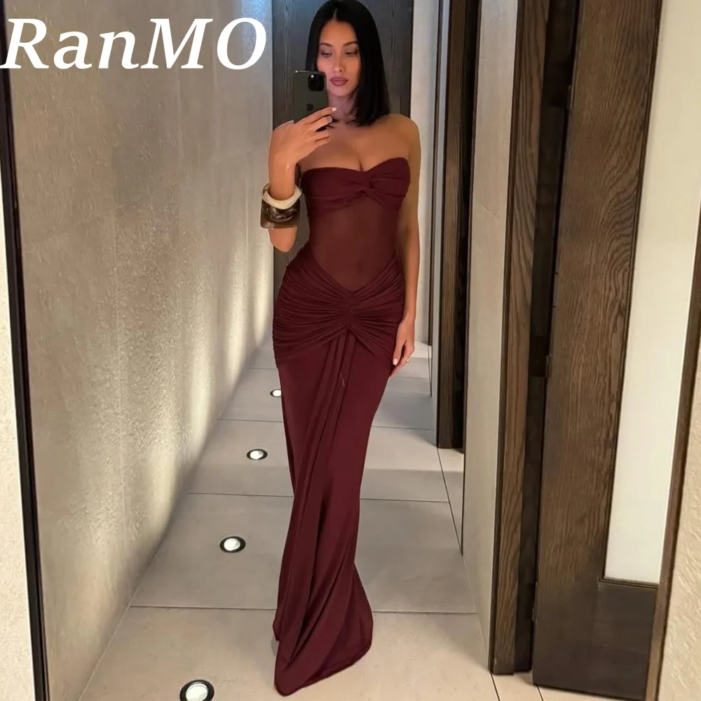 

Ranmo новые красные элегантные вечерние платья в форме сердца по индивидуальному заказу, 2025 г., сексуальное вечернее платье для свадьбы, женские платья, платье для выпускного вечера