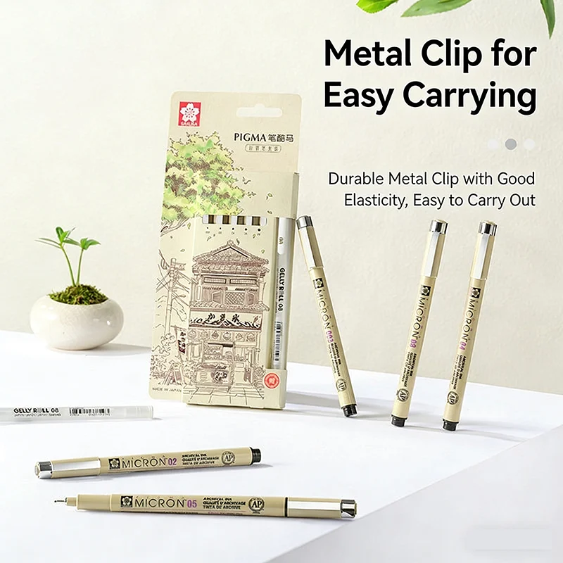 

SAKURA Pigma Micron Pen Set Waterproof Drawing Needle Pen Sketch Painting Marker Art Suppliers