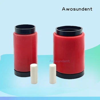 Diş Malzemesi 100g/200g Diş Yatırım Halkası Basın Çubuk Kırmızı Halka Silikon Gömme Halkası Basın Fırını için