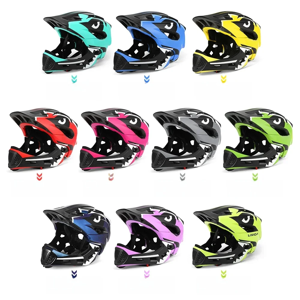 AliExpress NONE Kids Detachable Full Face Bike Helmet Ultralight Cycling Sports Safety Helmet for Skateboard Scooter Roller Skating