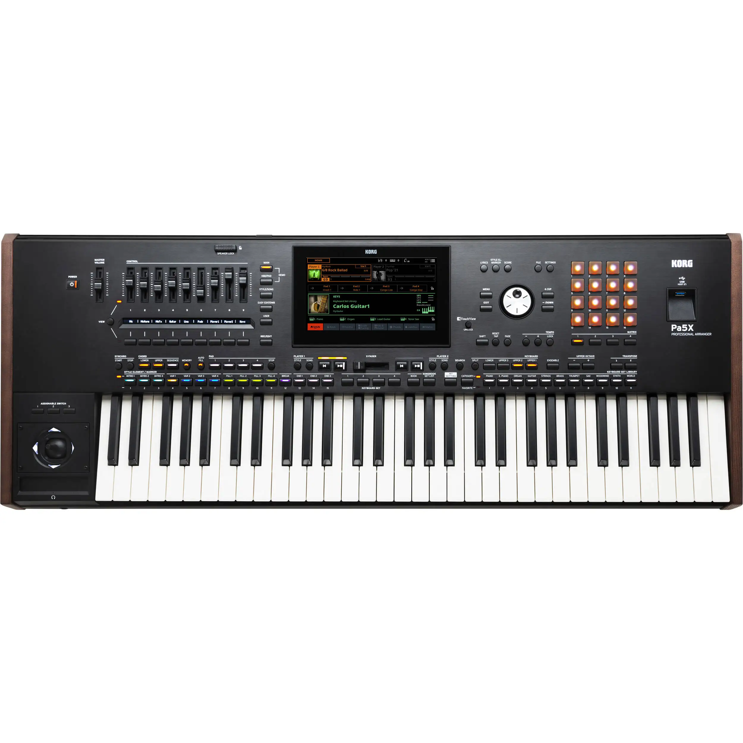 Nw sales korg pa5x 61 profession elle Arrangeur tastatur