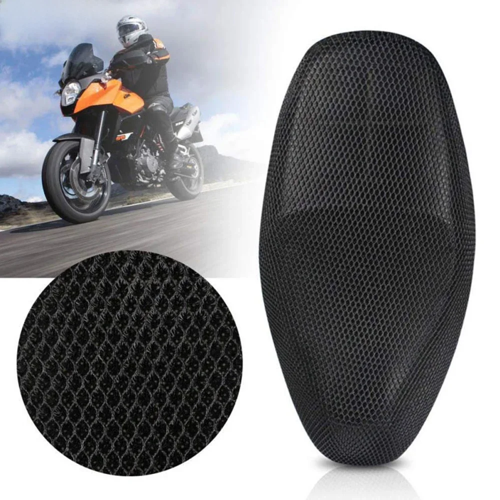 DSYCAR 1 szt. Antypoślizgowa siatka 3D pokrycie siedzenia oddychająca wodoodporna motocykl motocykl skuter pokrowce na siedzenia poduszka S-XXXXXL — zdjęcie 2